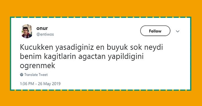 'Küçükken Yaşadığınız En Büyük Şok Neydi?' Sorusuna Gelen Birbirinden Eğlenceli Cevaplar