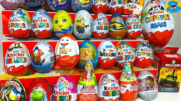 12. Киндер-сюрпризы запрещены в США.