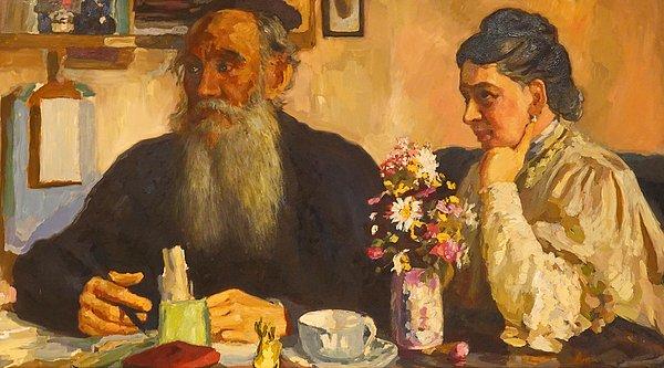 13. Leo Tolstoy ve eşi Sofya Tolstoy! Evlilikleri içinde ne kadar büyük sıkıntılar yaşasalar da birbirlerinden asla kopmadılar. Çift tam 13 çocuğa sahip...