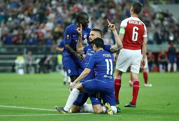 Maçın 49.dakikasında sahneye çıkan Giroud, Chelsea'yi 1-0 öne geçiren golü attı. Bu gol Giroud'un bu sezon Avrupa kupalarında attığı 11.gol oldu.