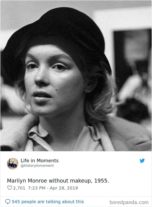 9. Мэрилин Монро без макияжа, 1955 год