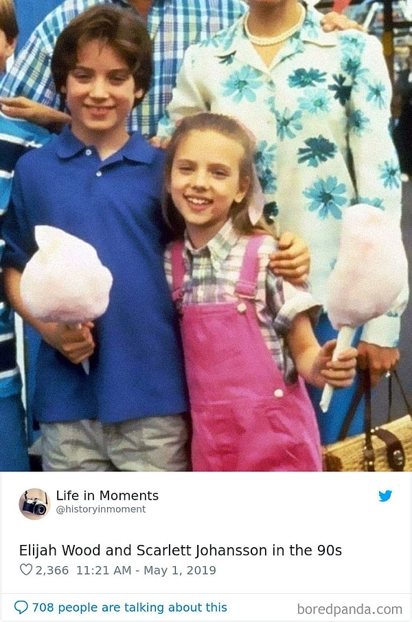 18. Элайджа Вуд и Скарлетт Йоххансонн в 90-е