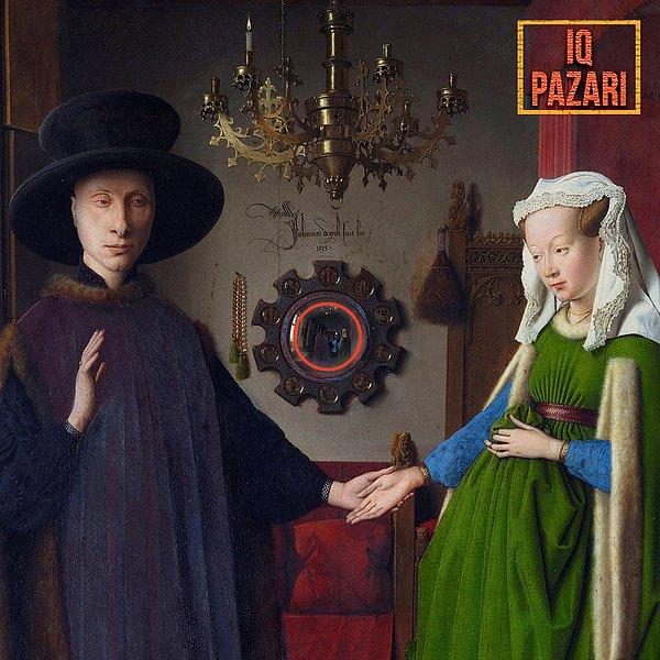 Jan van Eyck'ın Arnolfini'nin Evlenmesi tablosu hayli ilginç bir detay barındırıyor.