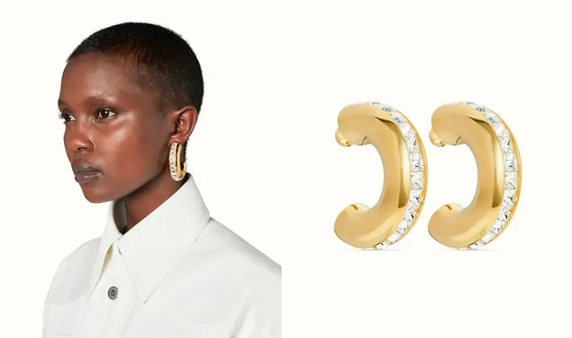 20. Swarovski Taşlı Küpe