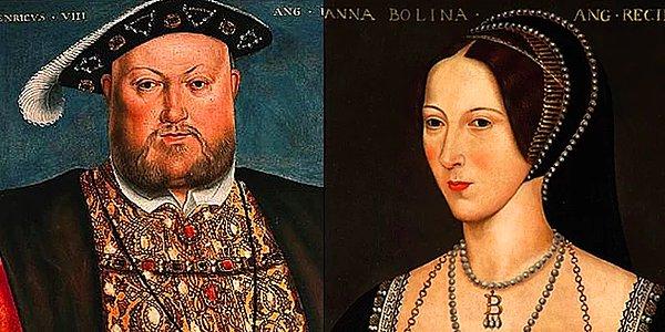 1. Sevdiği kadınla evlenebilmek için yeni bir kilise inşa ettiren İngiltere Kralı VIII. Henry! Bu kilise sayesinde Boleyn'e kavuştu.