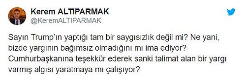 Toplumsal Medyada 'Bağımsız Yargı' Tartışması: Trump, Hür Bırakılan Serkan Gölge İçin Erdoğan'a Teşekkür Etti