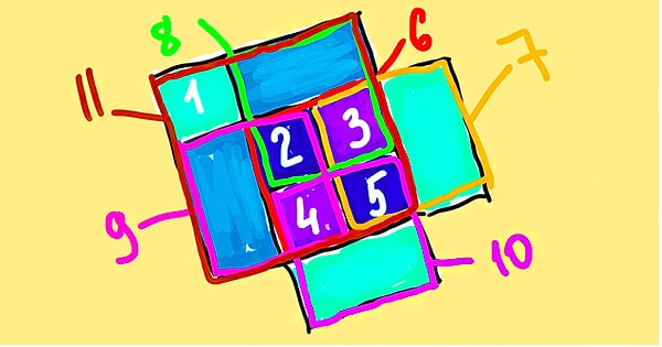 Ошибочка... Ведь на картинке 11 квадратов! Смотрите сами 👇