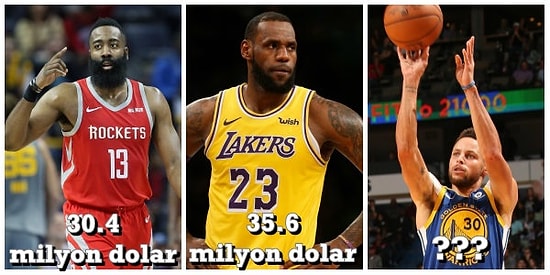 NBA Oyuncularının 2019'da Aldıkları Ağzınızı Açık Bırakacak Maaşları ve Performansları