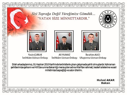 Iğdır ve Hakkari'de PKK'lı Teröristlerle Çatışma: 5 Askerimiz Şehit Düştü