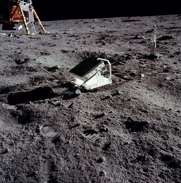 13. NASA Ay'a iniş yaptığında insanların Ay'a gidildiği konusunda şüphe kalmasın diye yüzeye reflektör yerleştirmiştir.