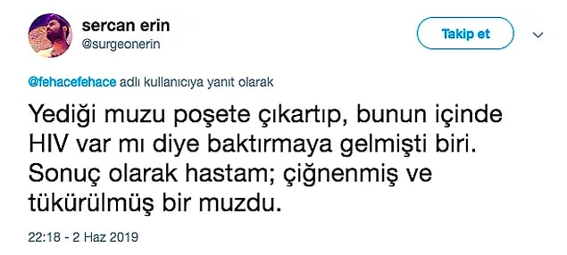 8. Burada mağdur olanın muz olması çok üzücü...