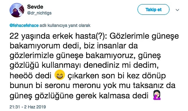 1. Şimdi boş yere uğraştıracaksın yani adamı...
