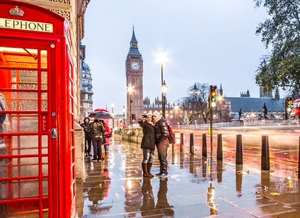 11. Среднегодовое количество осадков в Лондоне меньше, чем в Риме или Сиднее.