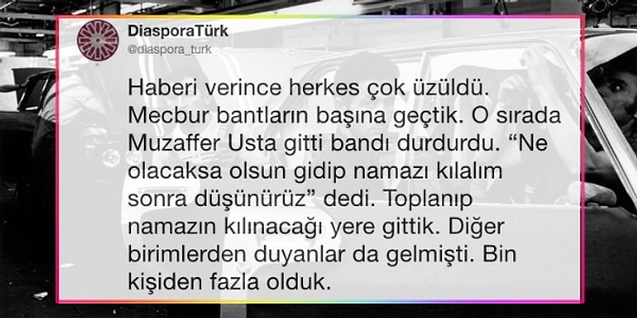 Ford Fabrikasında Çalışan Gurbetçilerin Bayram Namazı Kılabilmek İçin Kuralları Çiğnemelerinin Hikâyesi