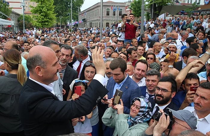 Bakan Soylu'dan 'Akıllı Ol' Diyerek Kendisini Trabzon'da Protesto Eden Kişiye: 'Artistlik Yapma'