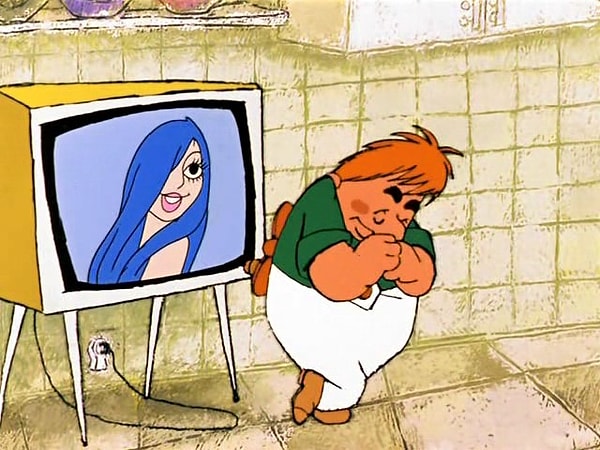 9. Чем, по словам Карлсона, он "баловался", когда заговорил в красивой девушкой из телевизора?