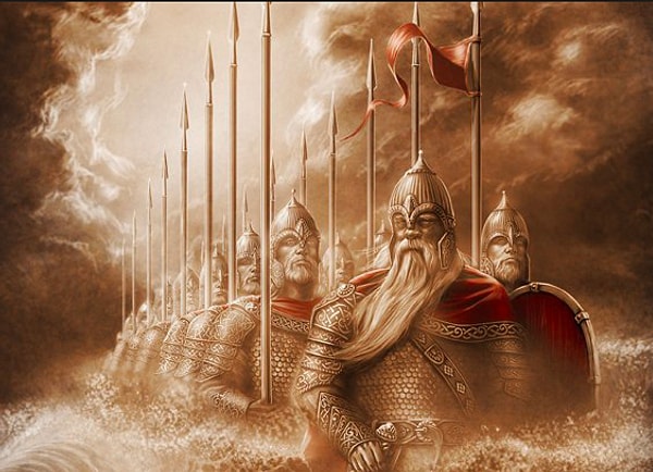 5. Какое количество богатырей выходило из моря вместе с дядькой Черномором?