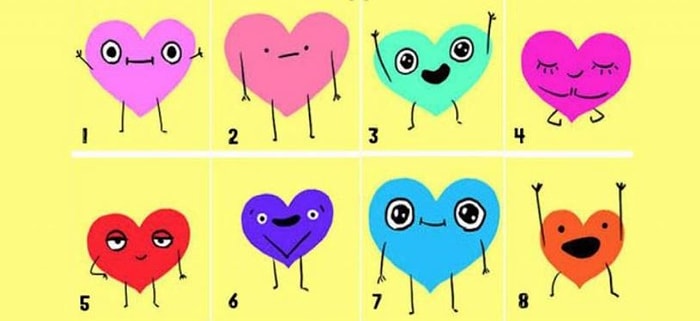 Тест: Выберите сердечко чтобы узнать, что вас ждет в любви