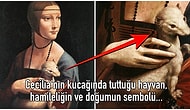 Leonardo da Vinci'nin Dört Kadın Portresinden Biri Olan, İçine Gizli Mesajlar Serpiştirdiği Ünlü Tablosu: Kakımlı Kadın