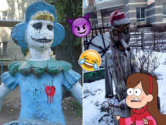 Все лучшее - детям: 20 фото с детских площадок, от которых мороз бежит по коже