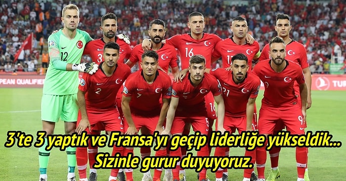 Güle Güle Fransa! Milli Takımımız Fransa Karşısında Müthiş Bir Galibiyetle Tarih Yazdı