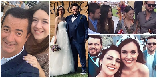 Ünlüler Yine Akın Etti! Eser Yenenler ile Berfu Yıldız Eğlenceli Bir Düğünle Dünyaevine Girdi