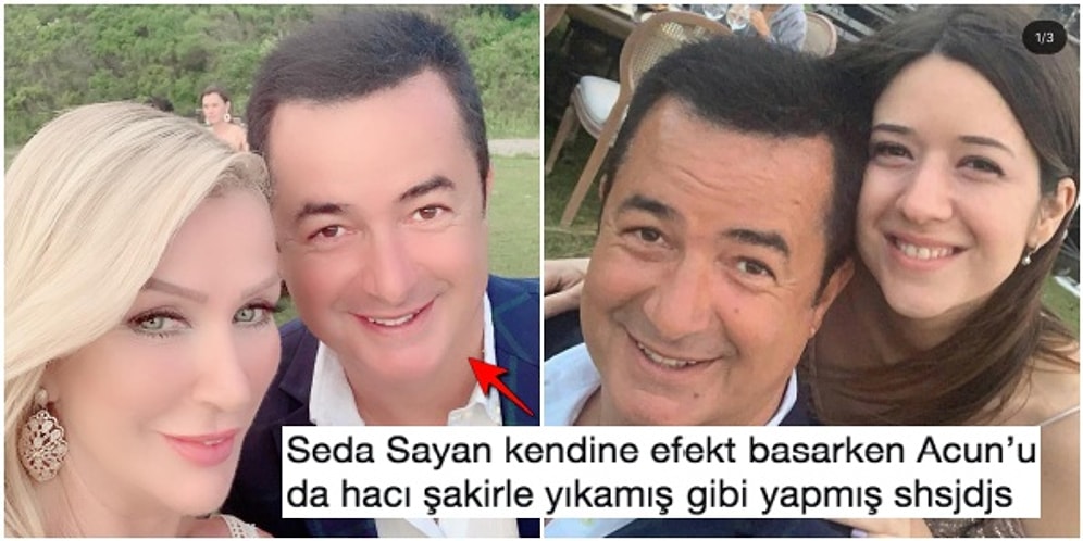 Kolay Gelsin Bacım! Seda Sayan'ın Photoshop Filtresi Yüzünden Bambaşka Bir İnsana Dönen Acun Ilıcalı Herkesin Diline Düştü