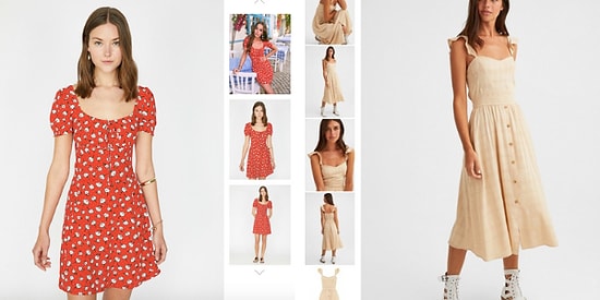 Buralar Çiçek Açtı! Her Bütçeye Uygun Efil Efil Yazlık Elbise Modelleri