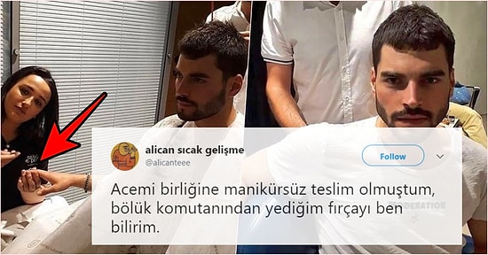 Askere Gitmeden Önce Manikür Yaptıran Akın Akınözü Fena Hâlde Sosyal Medyanın Diline Düştü!