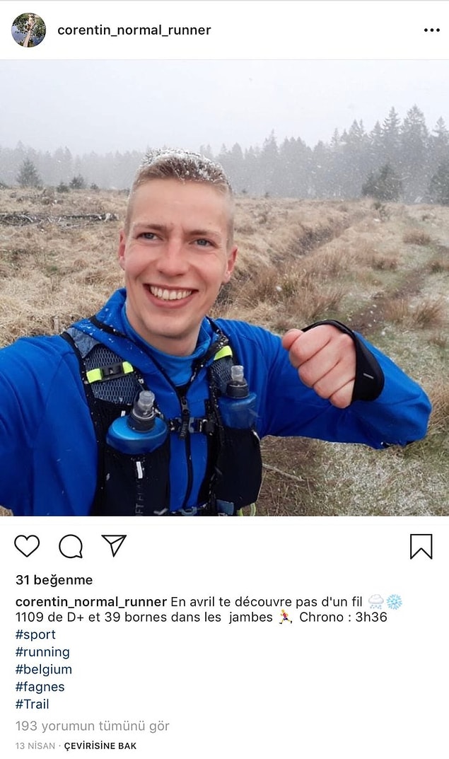 Corentin Siamang adlı genç sanılanın aksine İzlandalı değil Belçikalı çıktı.
