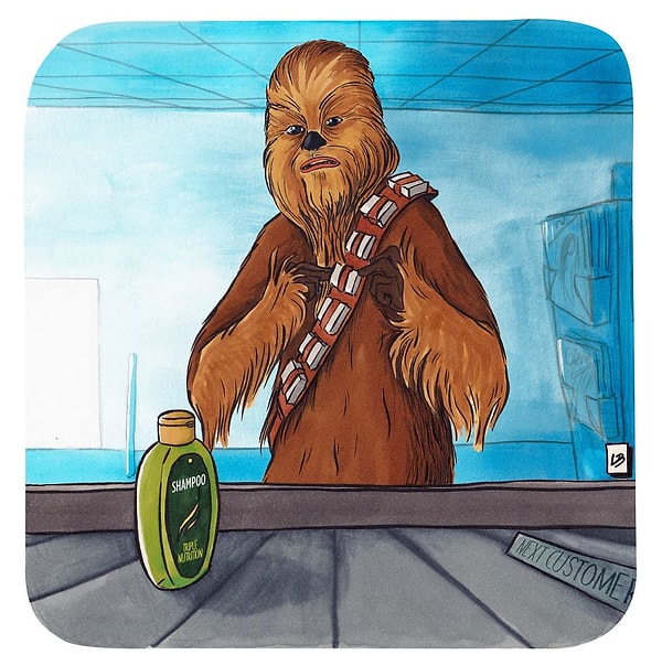 6. Одной упаковки не хватит 🤣 Чубакка и шампунь