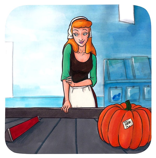 9. Золушка покупает тыкву