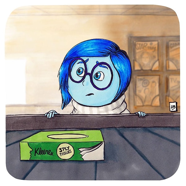 23. Что может понадобится Печали? Бумажные платочки