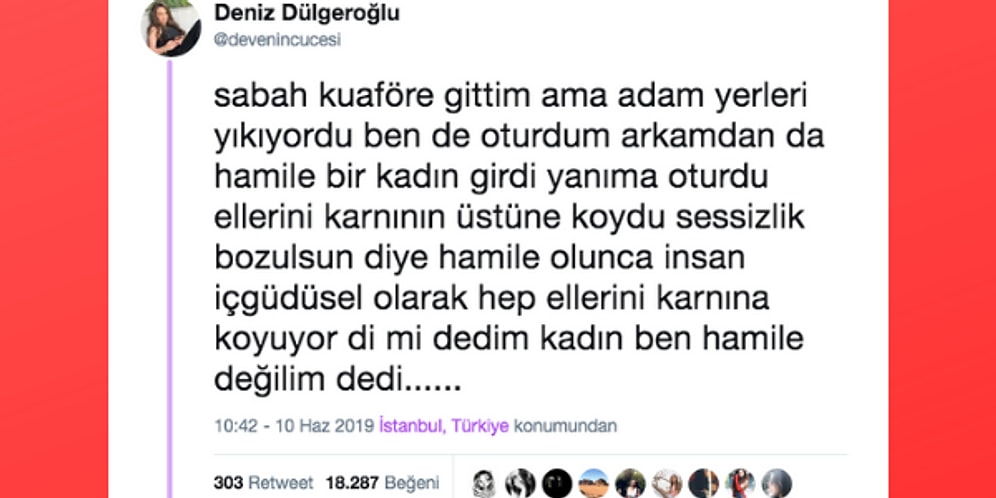 Kuaförde Karşılaştığı Kadının Hamile Olduğunu Zannederek Pot Kıran Twitter Kullanıcısı ve Ardından Gelen Komik Tepkiler