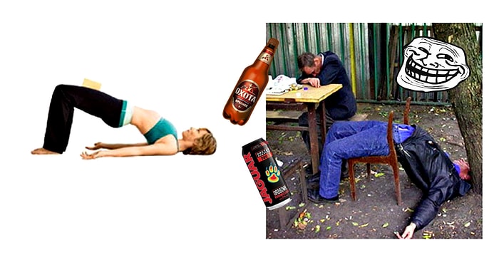 Алко-ЗОЖ: Совмещает приятное с полезным. Топ 10 асан из йоги, которые осилит даже новичок