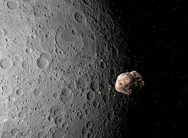 Büyük asteroit etkileri için oluşturulan bilgisayar simülasyonları, uygun koşullar altında bir asteroitin bir demir-nikel çekirdeğinin çarpma sırasında üst mantoya dağıldığı ihtimalini düşündürüyor.