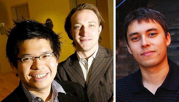 Steve Chen, Chad Hurley ve Jawed Karim (YouTube)