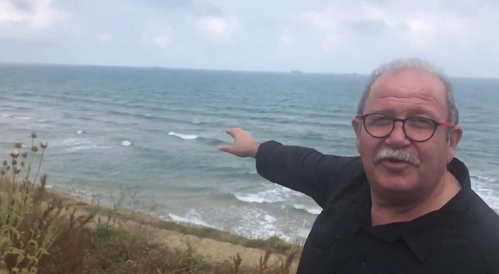 Prof. Dr. Şükrü Ersoy, Kilyos Sahilinde Canlı Olarak Denizlerin Gizli Tehlikesi 'Çeken Akıntı'yı Anlattı