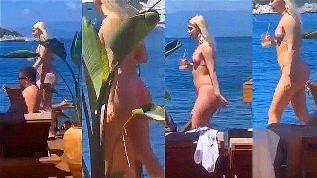 Geçtiğimiz günlerde Aleyna Tilki'nin Bodrum'da bikinisiyle objektiflere yakalanması epey konuşulmuştu. Kiloları nedeniyle eleştirilmişti.