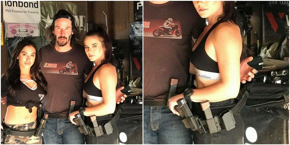 Не любит объятий: В Сети делятся фотографиями, на которых видно, что Киану Ривз не прикасается к поклонникам