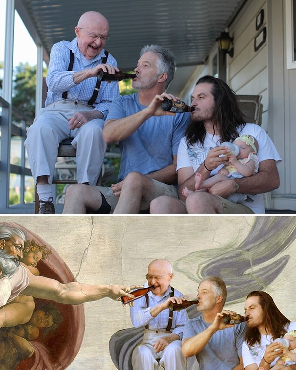 12. Родители кормят своих детей