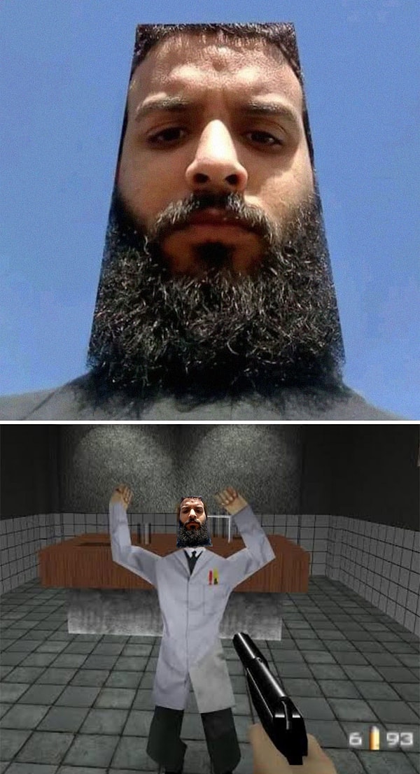 13. У этого парня парикмахер-перфекционист