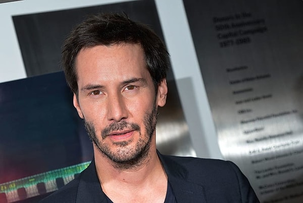 15. Все еще молодой Киану Ривз в 2012 году