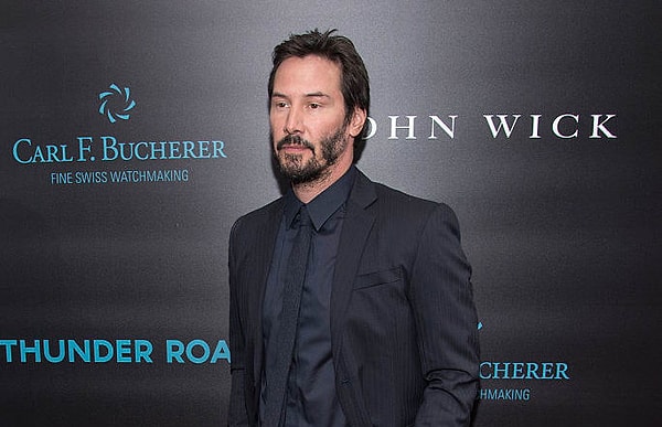 16. А вот Киану в 2014 году, когда он снялся в первом фильме про Джона Уика