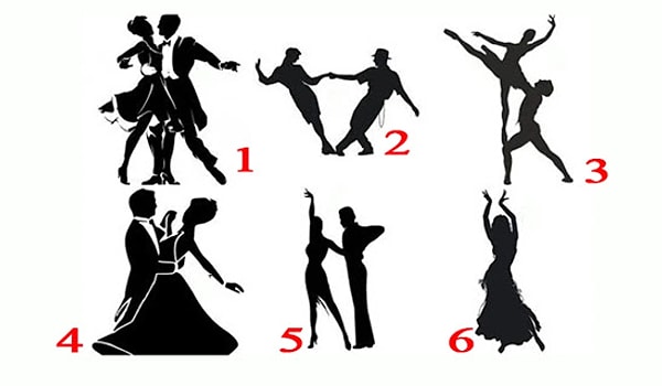 Посмотрите внимательно на эту картинку и выберите силуэт танцующей пары, которая вам больше всего приглянулась. Ваш выбор послужит индикатором того, какие отношения не только органично впишутся в вашу устоявшуюся жизнь, но и раскрасят ее новыми яркими красками.