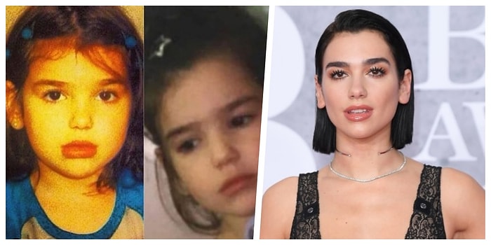 Dudaklarını Büyük Göstermek İçin Çocukluk Fotoğraflarına Photoshop Yaptığı Söylenen Dua Lipa'dan Cevap Geldi!