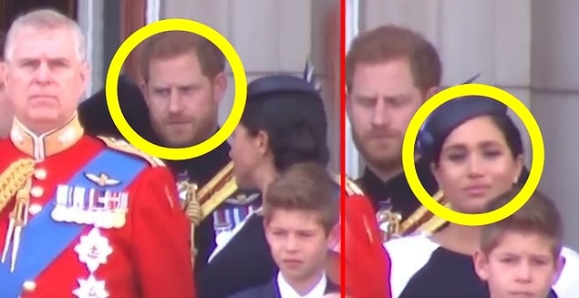 Uyarı üzerine önüne dönen Meghan Markle, garip bir surat ifadesine büründü!