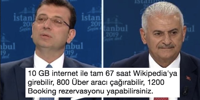 Binali Yıldırım'ın "Gençlere 10 GB İnternet Vereceğiz" Seçim Vaadi Goygoycuların Elinden Kurtulamadı