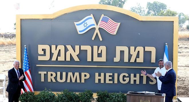 Temeli Atıldı: İsrail, Golan Tepeleri'ndeki Yeni Yahudi Yerleşim Birimine 'Trump Tepeleri' Adını Verdi