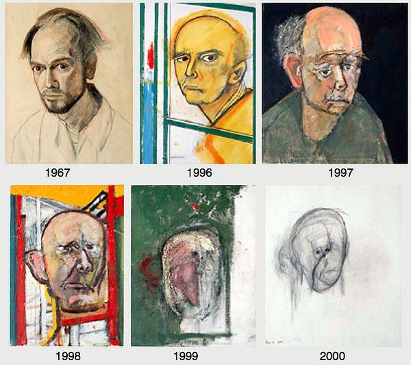 12. Demans hastası sanatçının yıllar boyu değişen çizimleri...